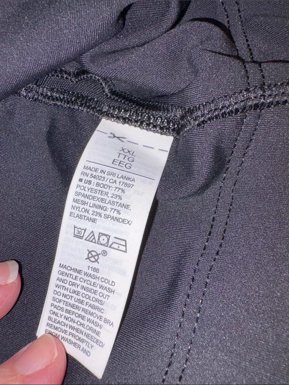 Old Navy Active Powersoft Black Racerback Sports Bra Size XXL NWT - Picture 7 of 11